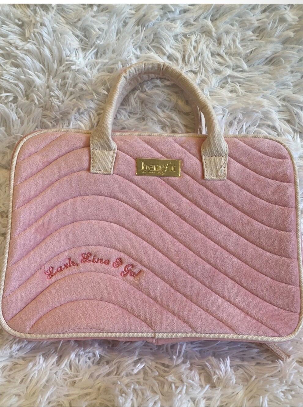 Benefit “Lash, Line & Gel“ Weekender Cosmetics Makeup Bag - Brand New